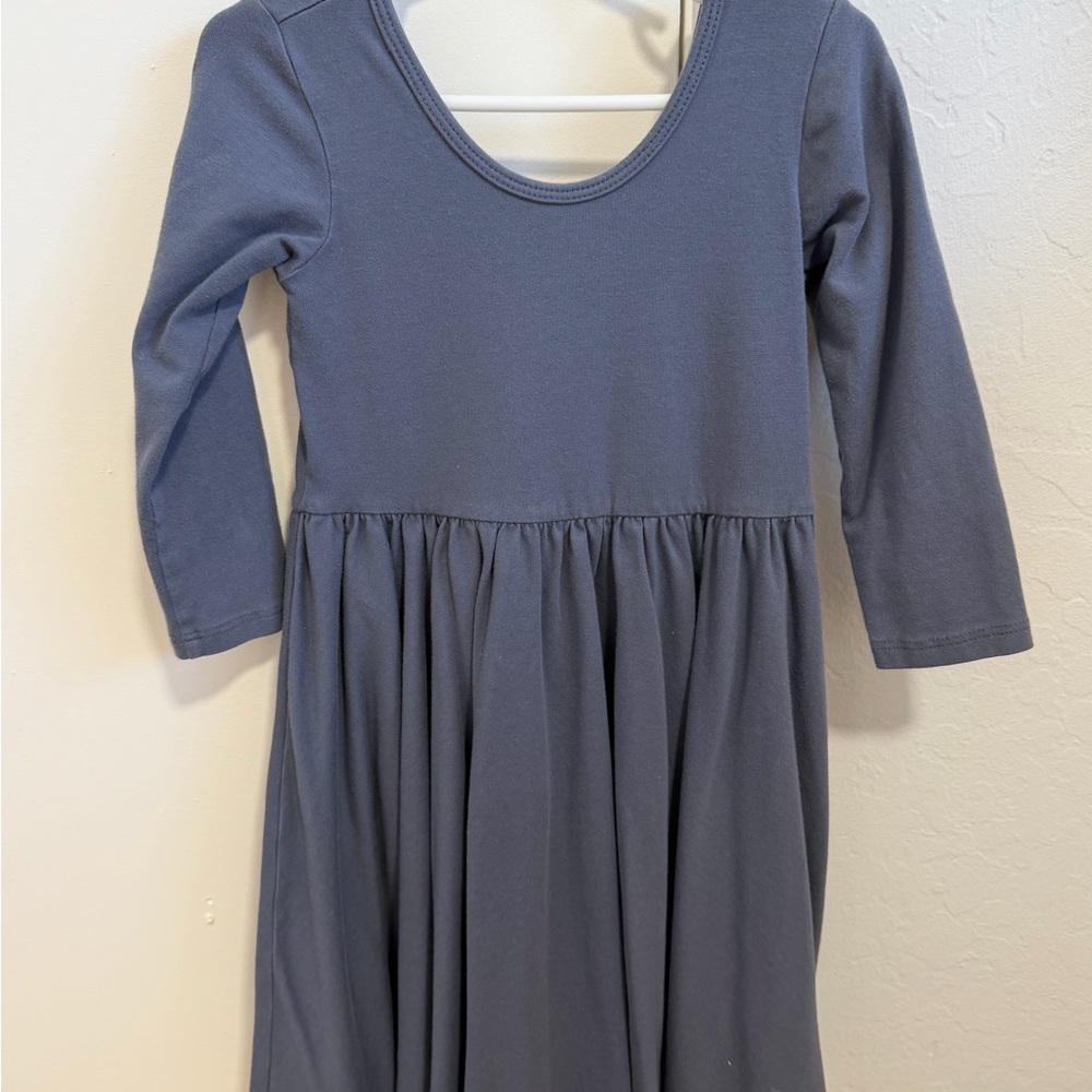 Classic Gray Blue Dress